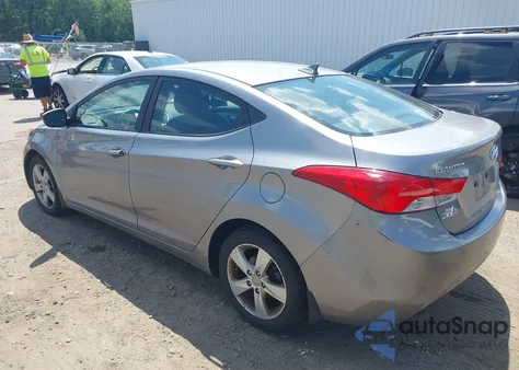 2012 Hyundai Elantra Gls (Ulsan Plant) from USA, damaged, VIN KMHDH4AE2CU357779